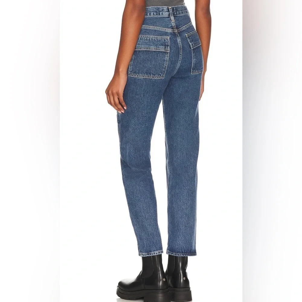 AGOLDE Cooper Cargo in Denim Blue Women's